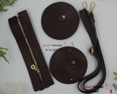 طقم او مجموعة (شنطة او حقيبة) يد + سحاب