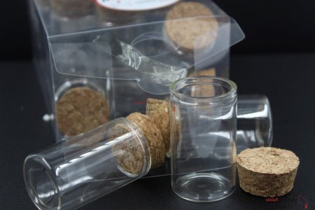 مرطبان عسل او علبة توزيعات حنّة العروس غطاء خشبي